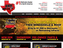 Tablet Screenshot of j5tractors.com